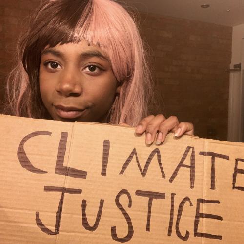 Dominique Palmer, climate activist from the UK