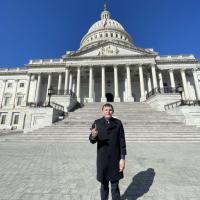 Sean Schrader at the US Capitol