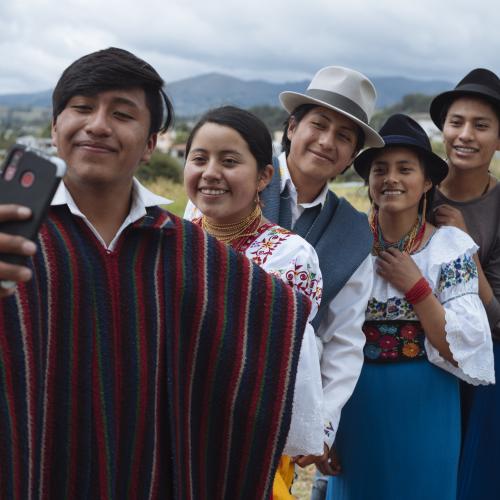 Young people in Ecuador
