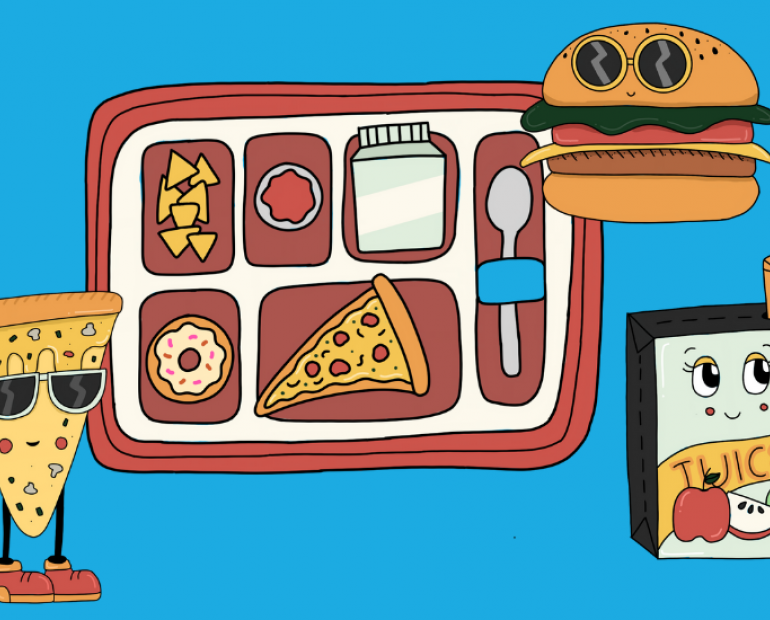Illustration about fast food